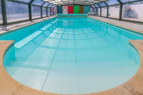 Shared Swimming Pool at Fuschia Cottage, Cornwall