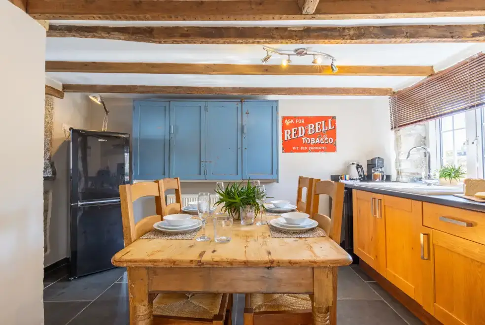 Farmhouse style kitchen at Fuschia Cottage