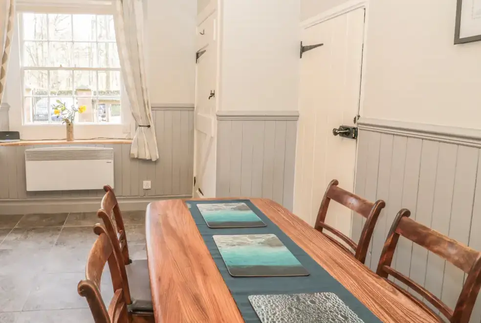 Dining room at Gamekeeper's Holiday Cottage