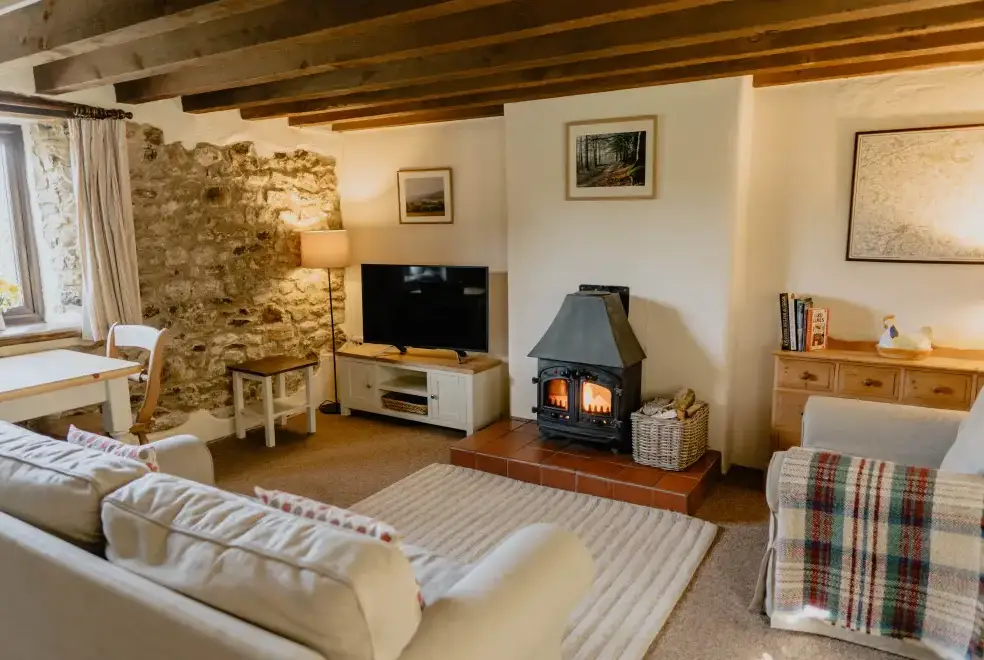 Lounge at Garden Cottage at Twistgates Farm Cottages