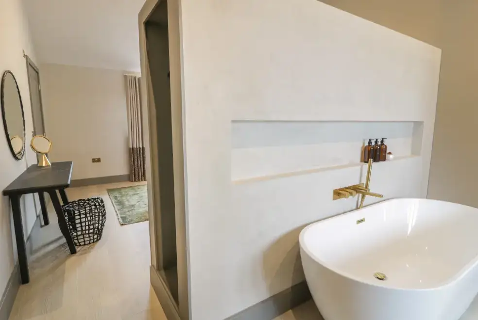 Ensuite bathroom at Garden House