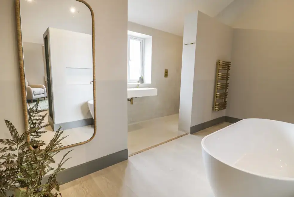 Ensuite bathroom at Garden House