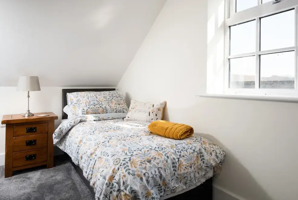 Bedroom at Gardeners Cottage