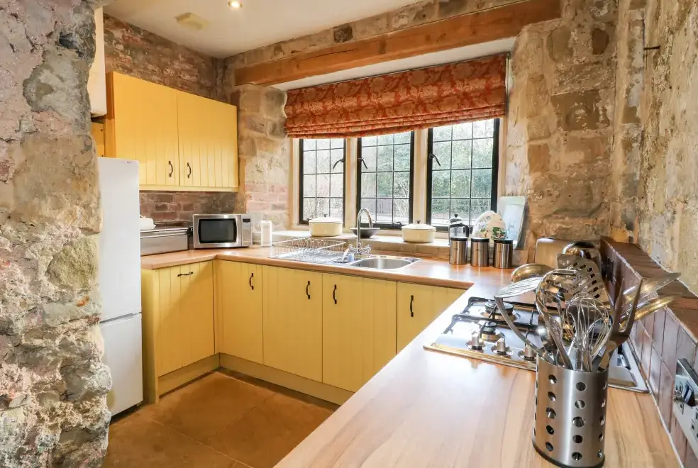 Farmhouse style kitchen at Gatehouse Croft