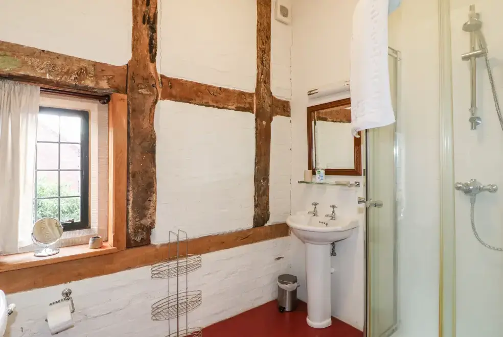 Shower room at Gatehouse Croft