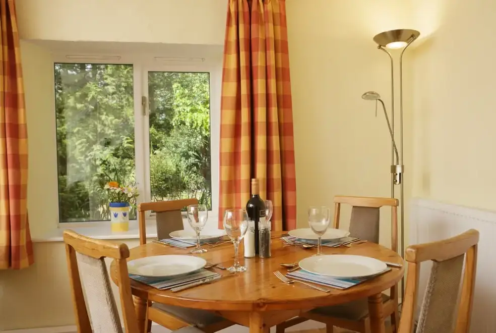 Dining room at Gatehouse West, Colmer Estate