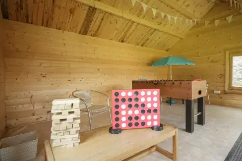 Games Room at Gatehouse West, Colmer Estate, Devon