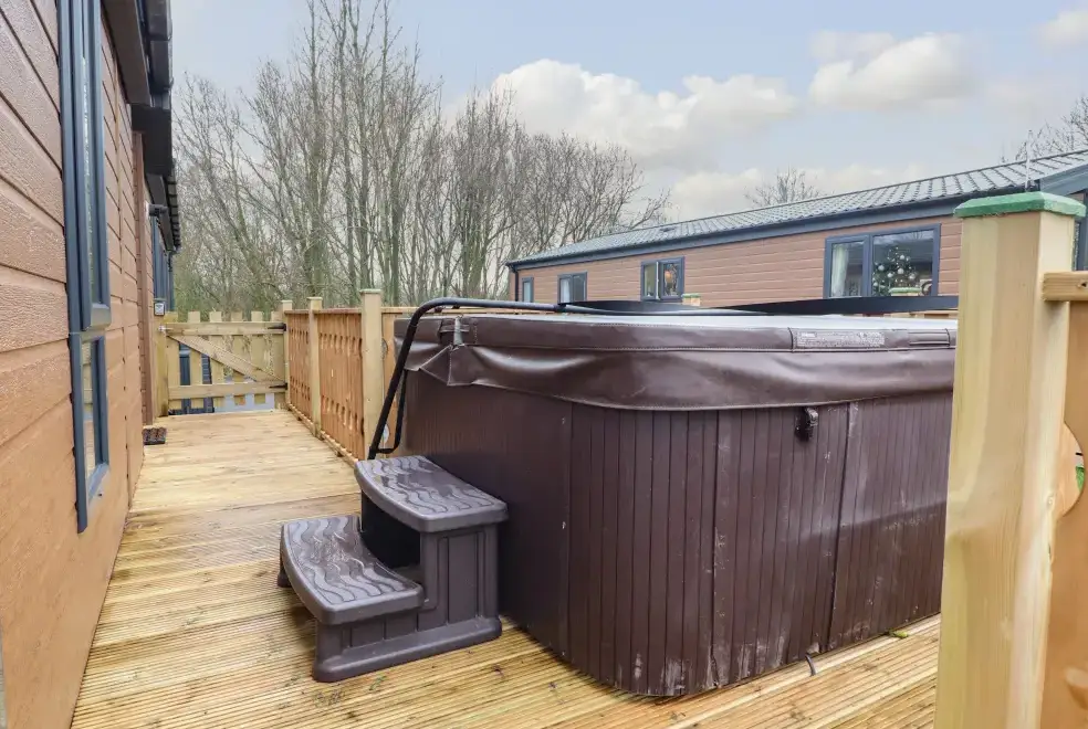 Private Hot Tub at Gerrida Lodge