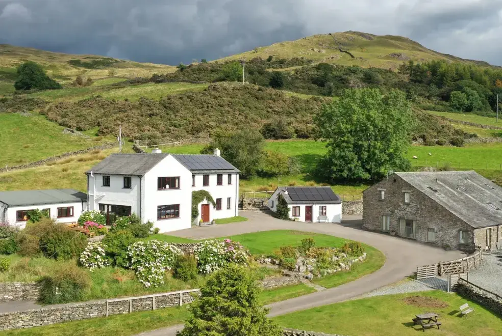Countryside views at Ghyll Bank House