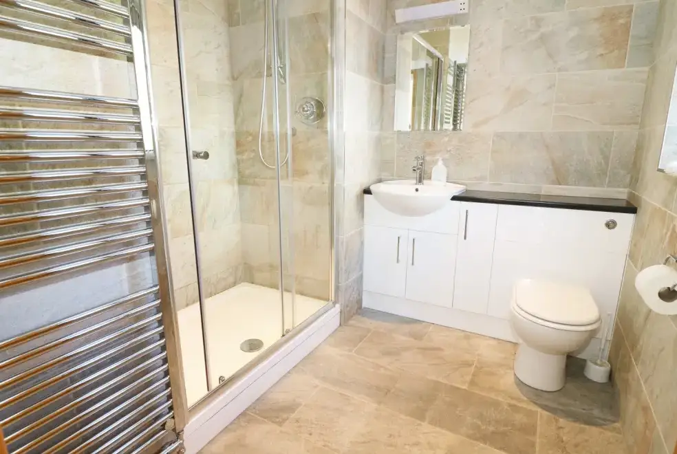Shower room at Ghyll Bank House