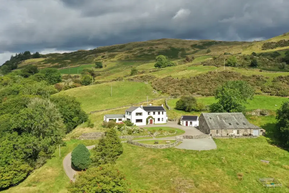 Countryside views at Ghyll Bank House