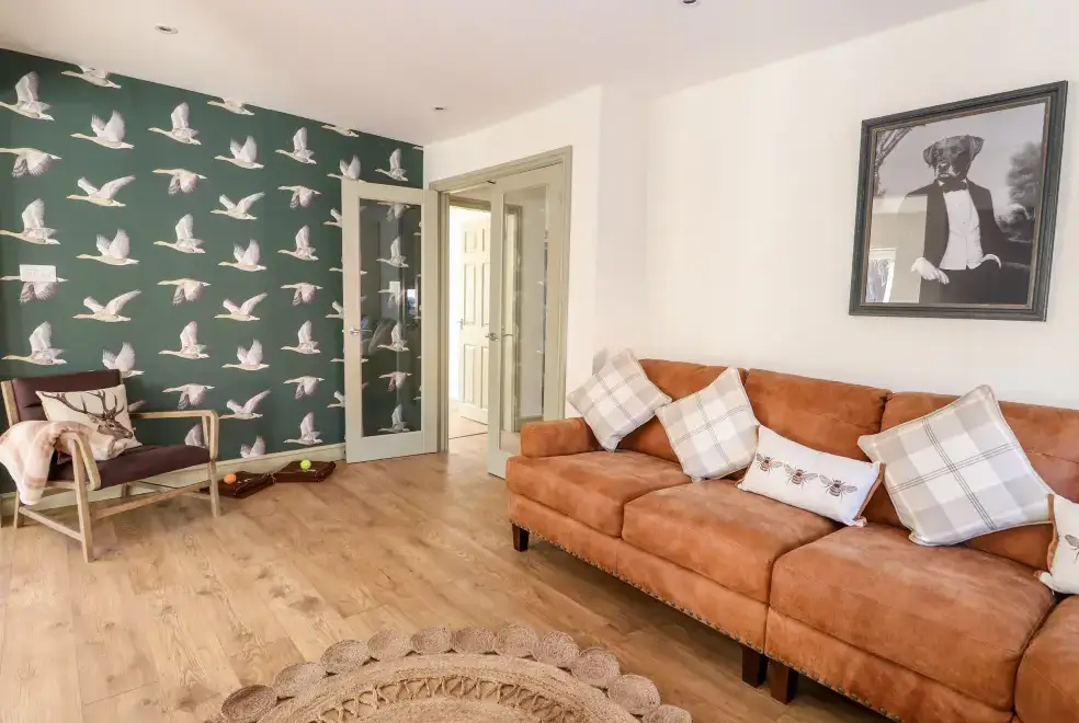 Lounge at Giggling Goose Cottage