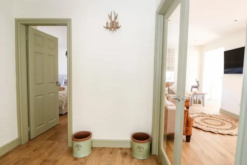 Hallway at Giggling Goose Cottage