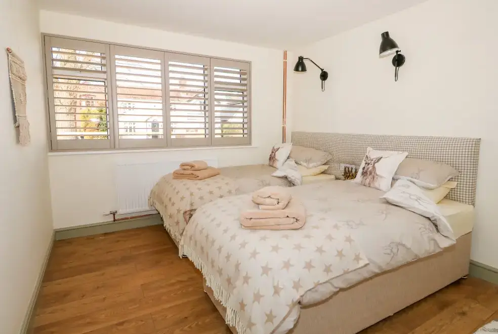 Bedroom at Giggling Goose Cottage