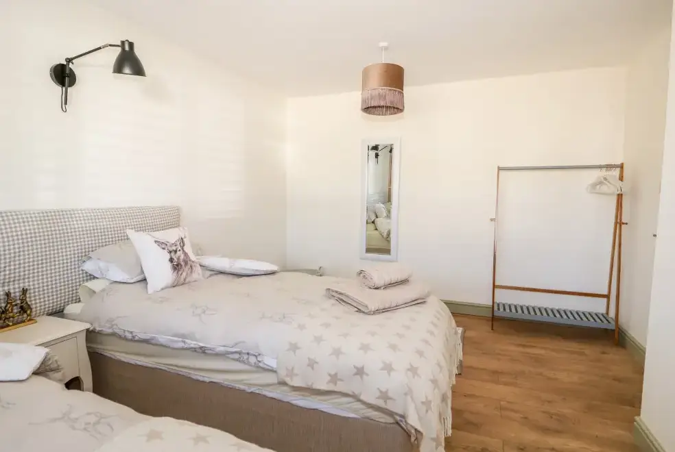 Bedroom at Giggling Goose Cottage
