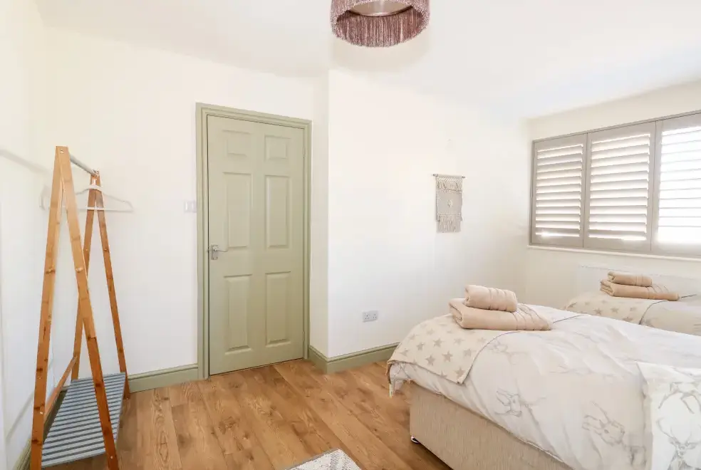 Bedroom at Giggling Goose Cottage