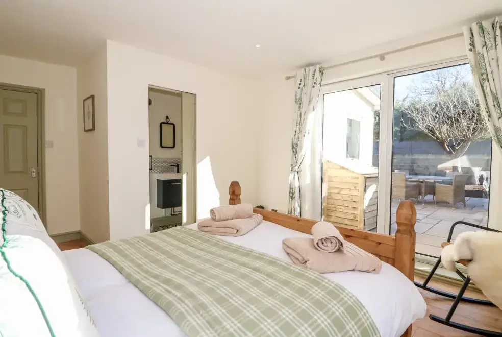 Bedroom at Giggling Goose Cottage