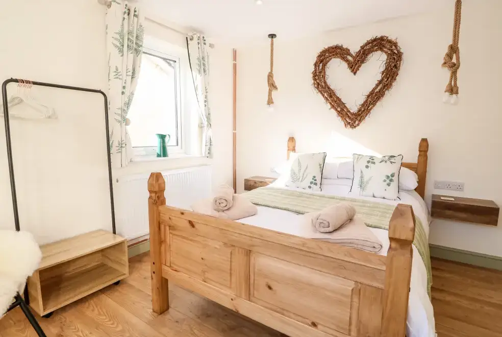 Bedroom at Giggling Goose Cottage