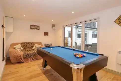 Games Room at Giggling Goose Cottage, Lincolnshire