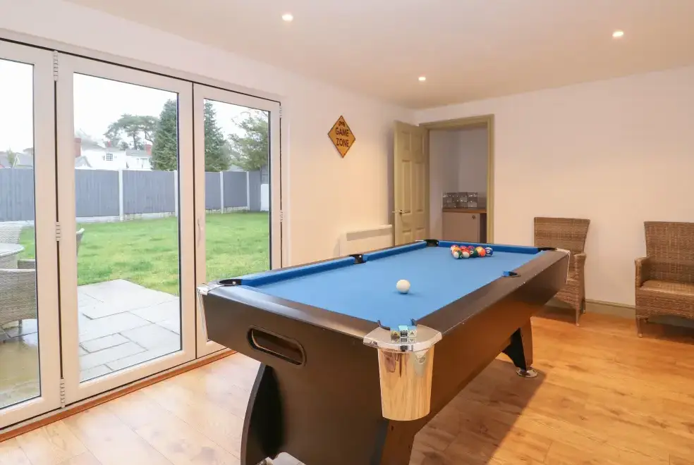 Games Room at Giggling Goose Cottage