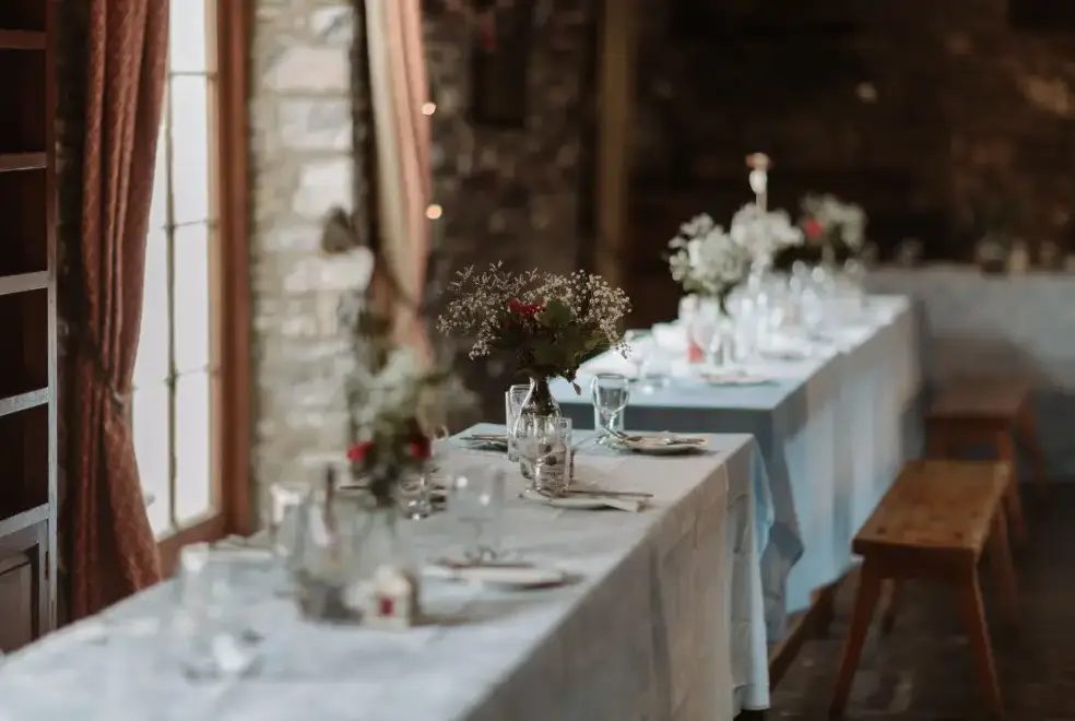 Dining room at Glansevin Mansion
