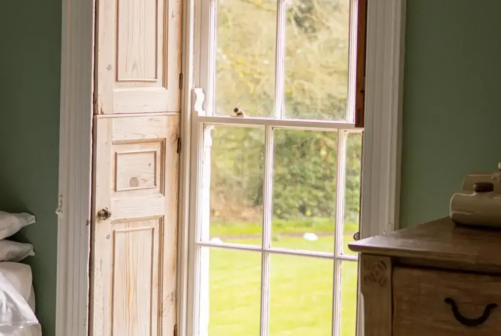 Countryside views at Glansevin Mansion