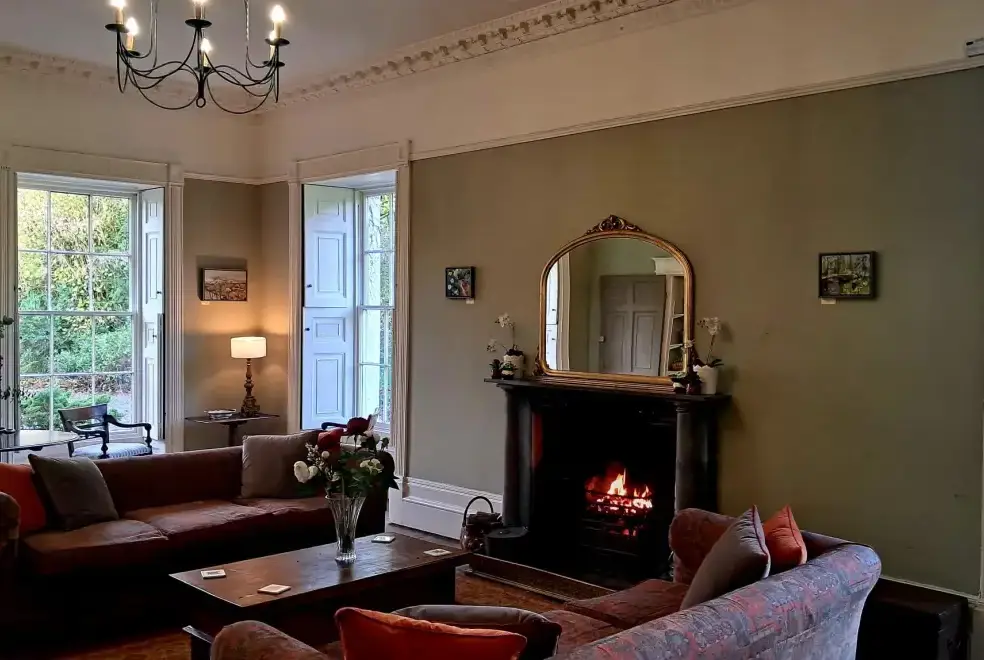Lounge at Glansevin Mansion