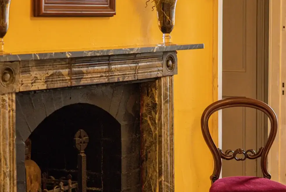 Drawing room at Glansevin Mansion