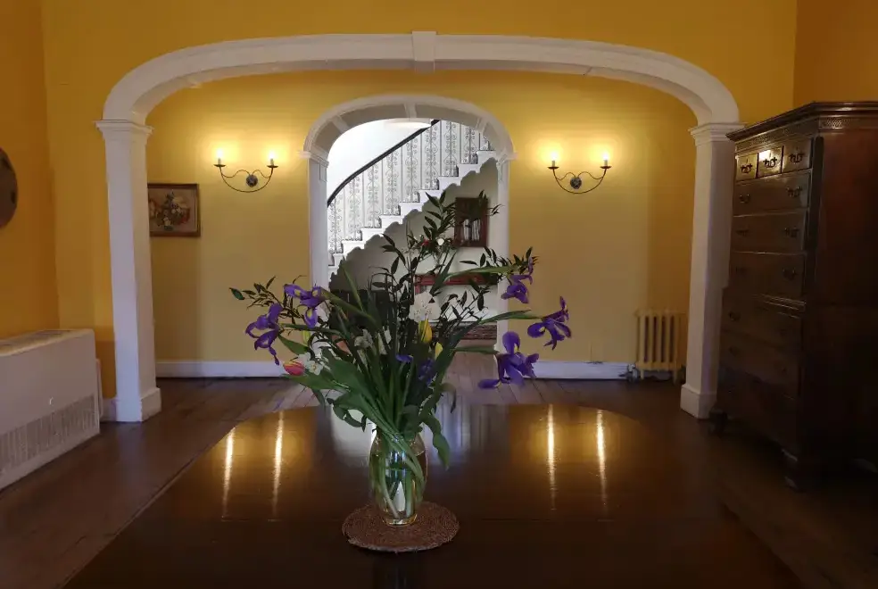 Drawing room at Glansevin Mansion