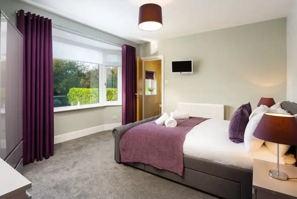 Bedroom at Glebe Holme