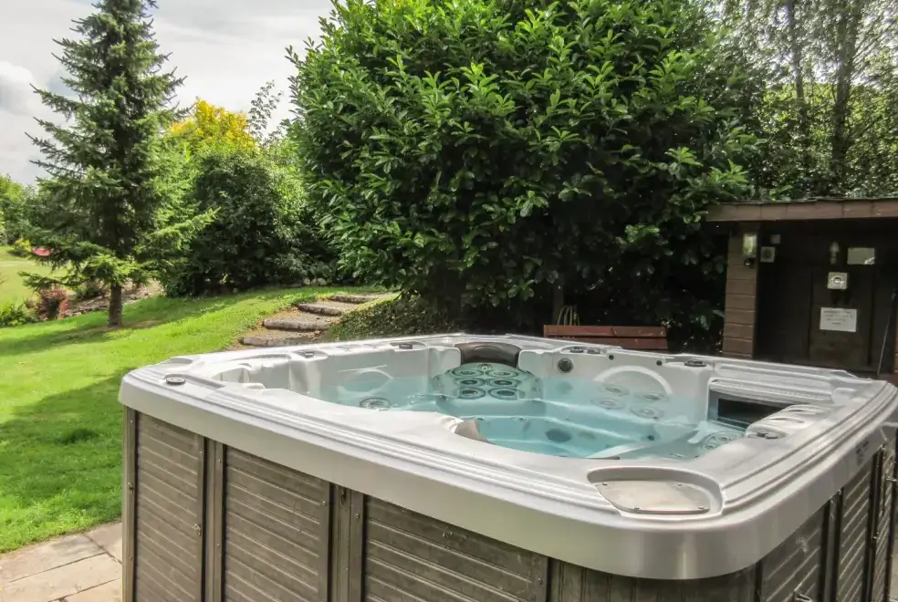 Private Hot Tub at Glen Euchar Holiday House