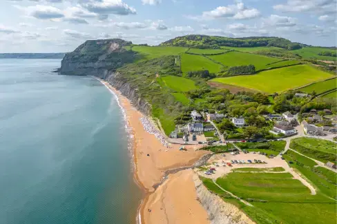Coastal scenes near Glenacres, Dorset