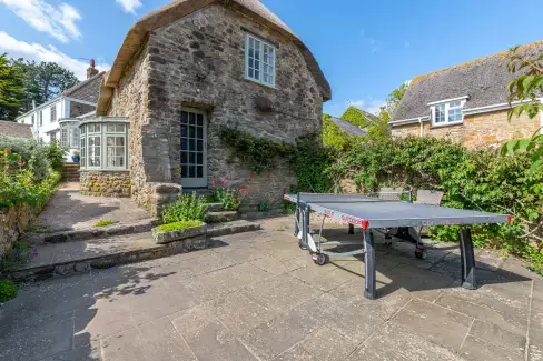 Outdoor games area at Glenacres, Dorset
