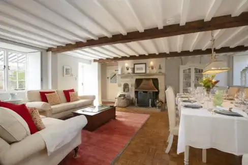 Open plan living area at Glenacres, Dorset