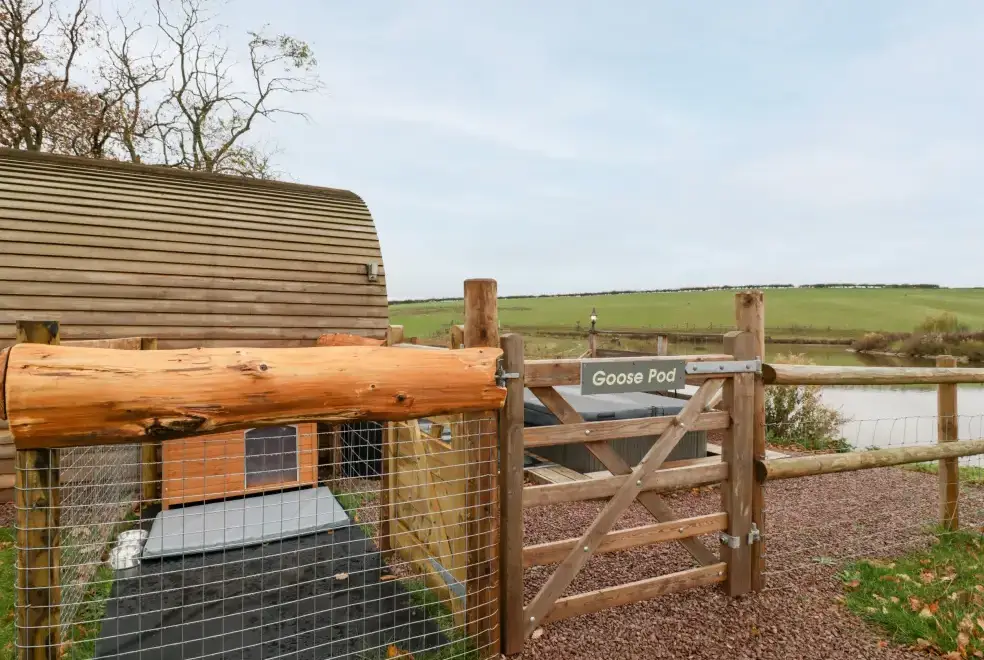 Countryside views at Goose Pod