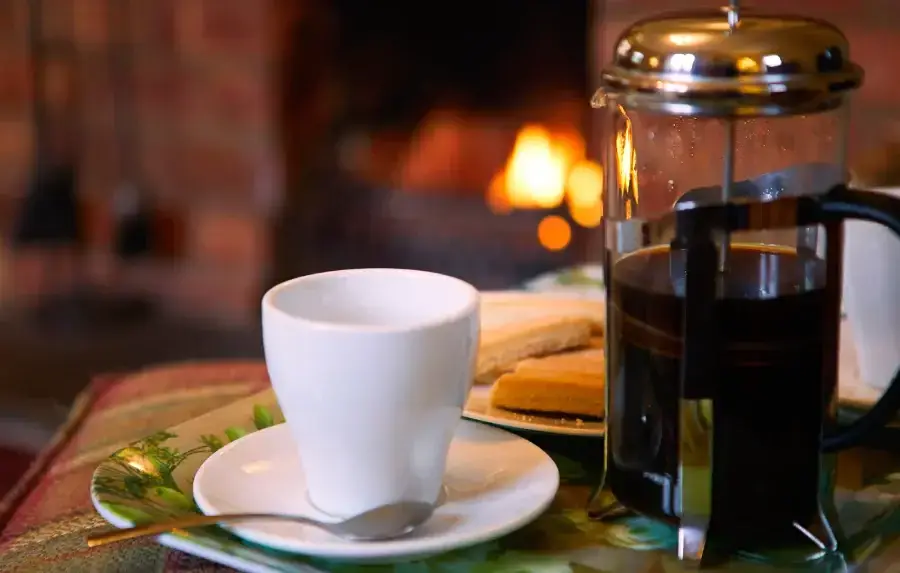 Luxurious interior at Granary Cottage