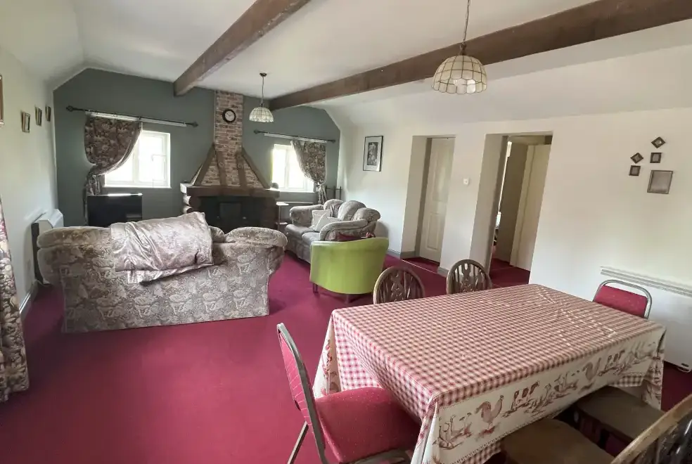 Open plan living area at Granary Court