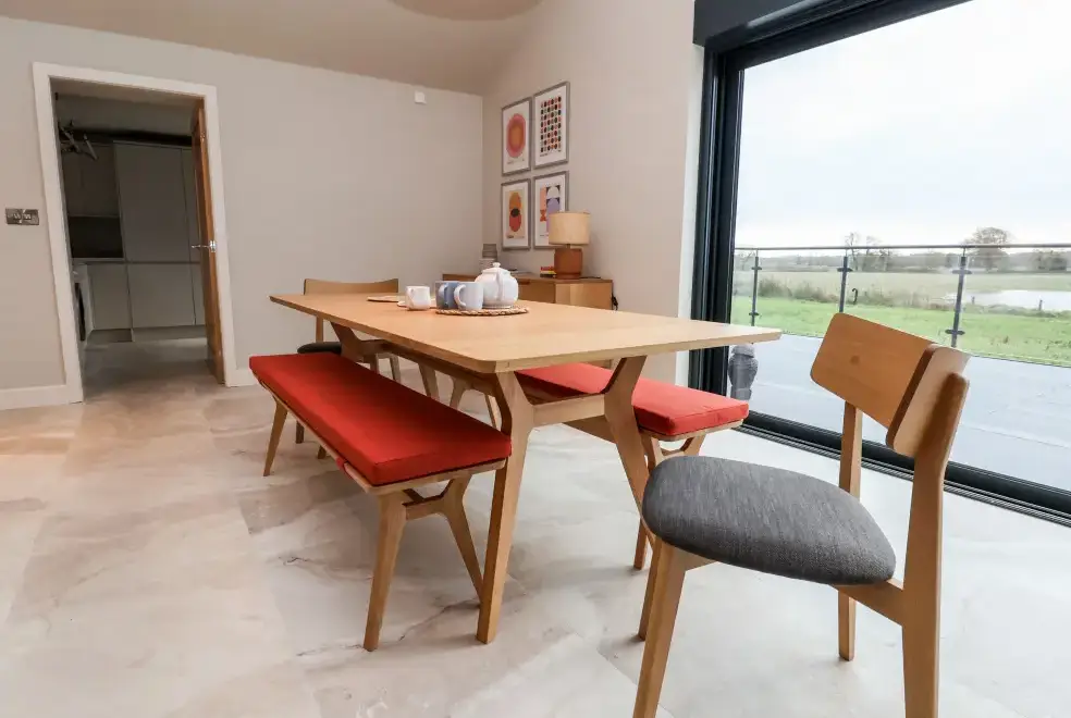 Dining room at Grange Barn