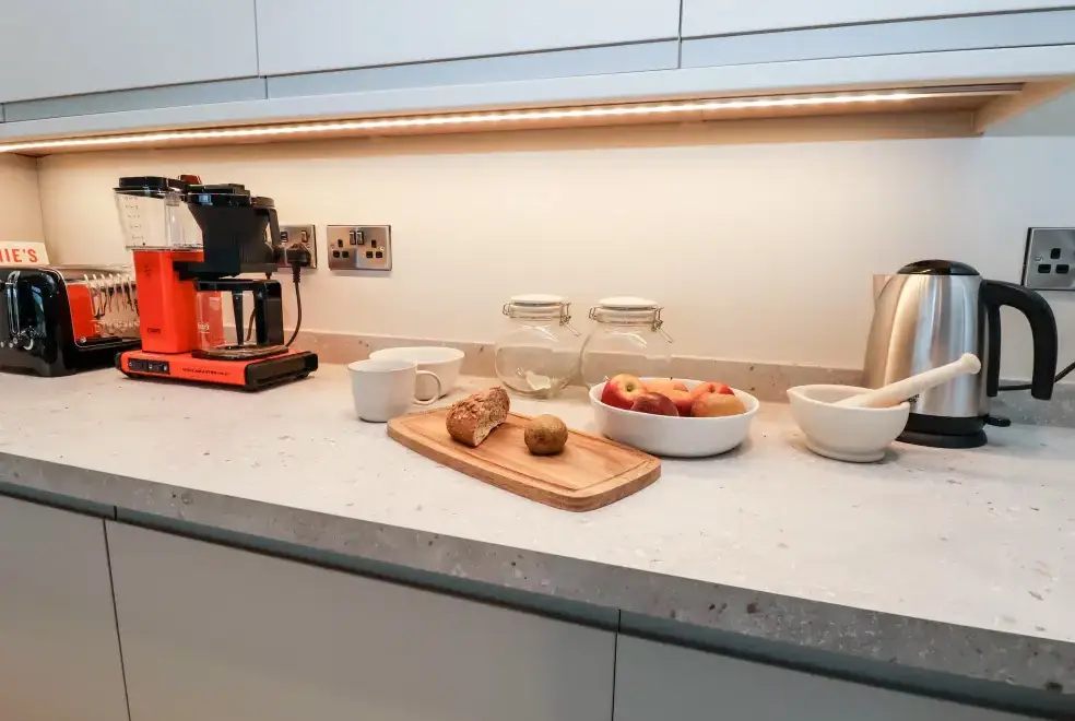 Well equipped kitchen at Grange Barn