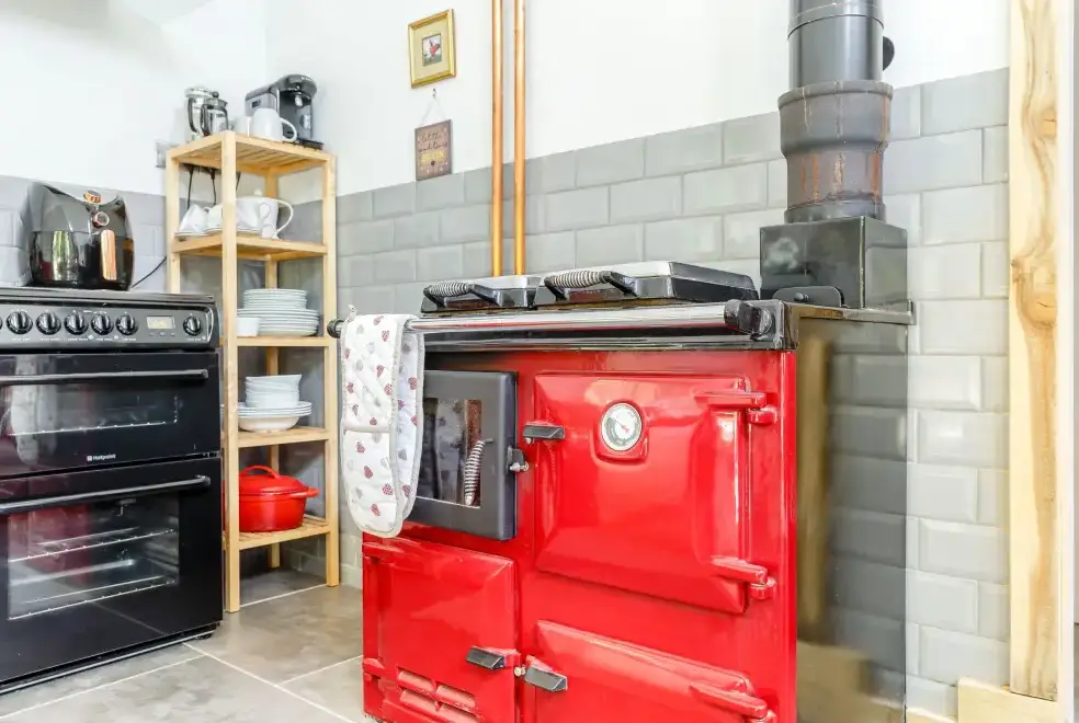 Farmhouse style kitchen at Grant Cottage