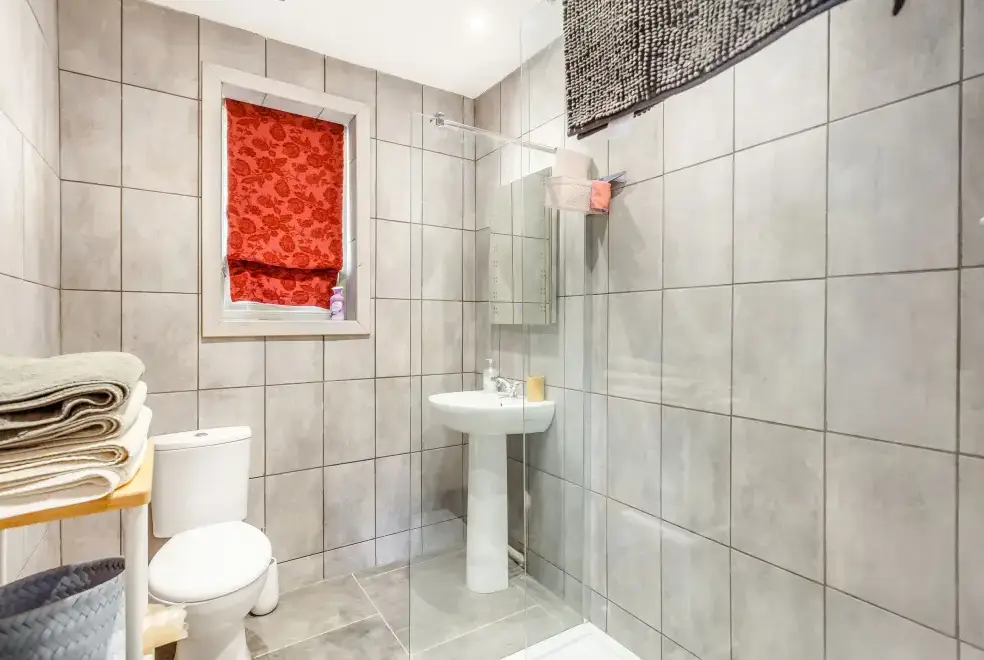 Shower room at Grant Cottage