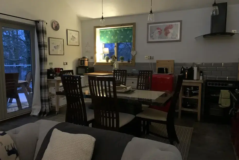 Kitchen/diner at Grant Cottage