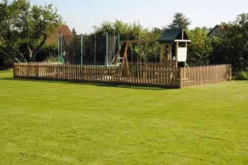 Children’s play area at Gray Manes, Somerset