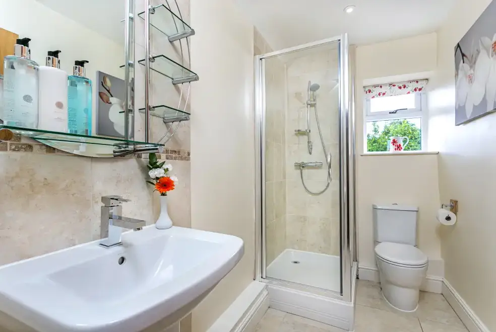 Shower room at Gray Manes