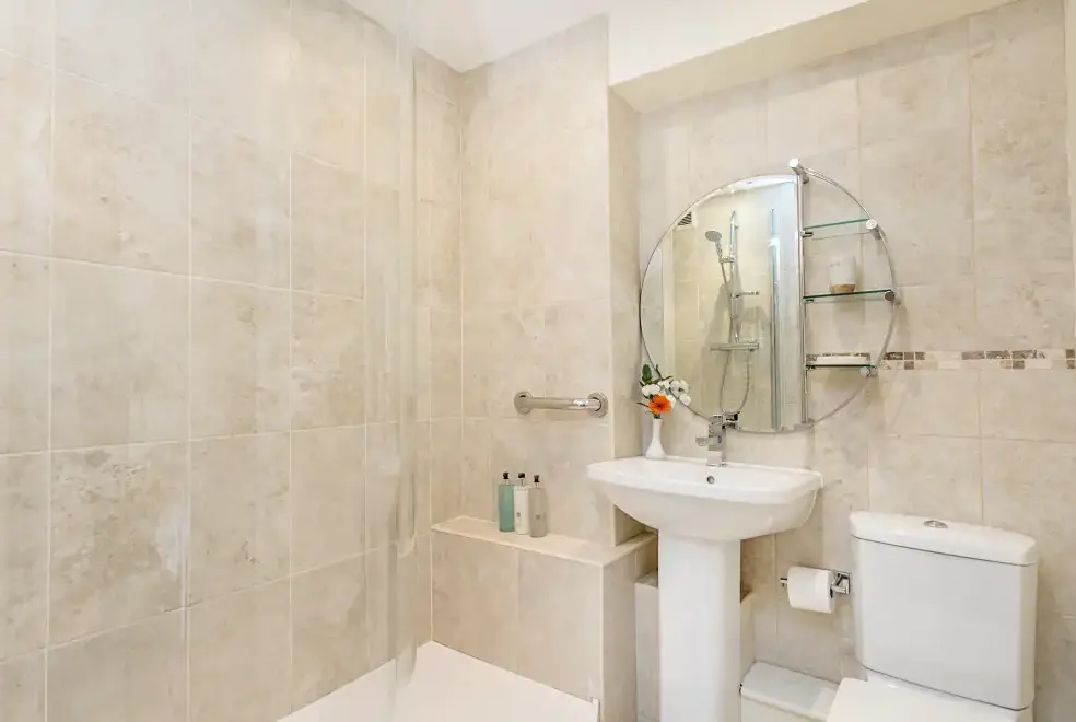 Shower room at Gray Manes