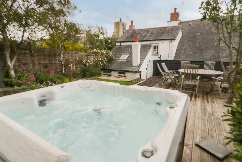 Private Hot Tub at Great Western Farmhouse
