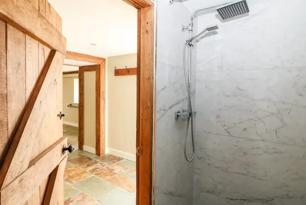 Shower room at Green Barn
