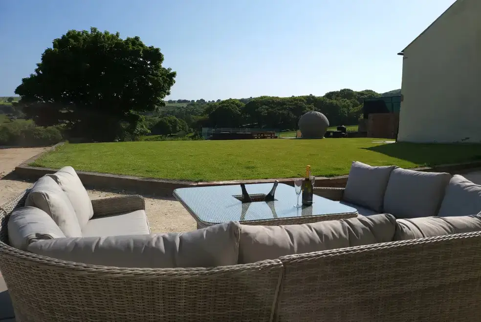 Garden furniture at Green Barn