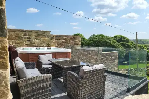 Private Hot Tub at Green Barn, South Yorkshire