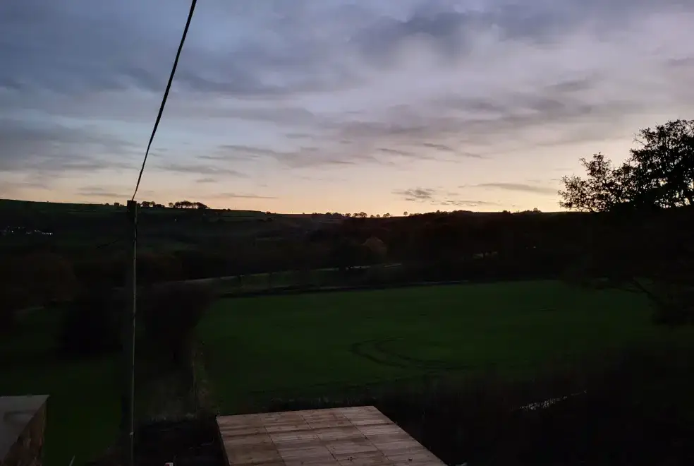 Countryside views at Green Barn